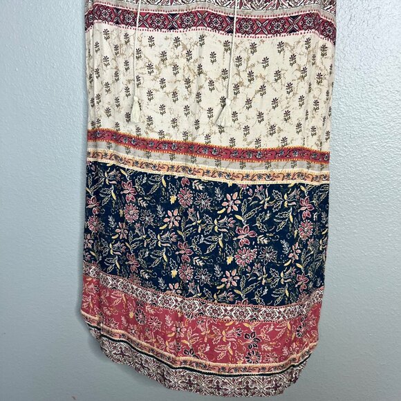 BeachLunchLounge Flowy Sleeveless Dress Patterned Knee Length Lightweight Small - Picture 4 of 8